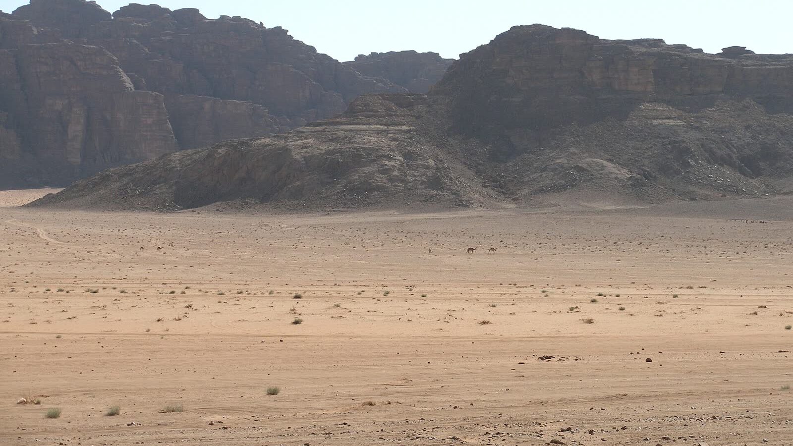 The Wadi Rum desert