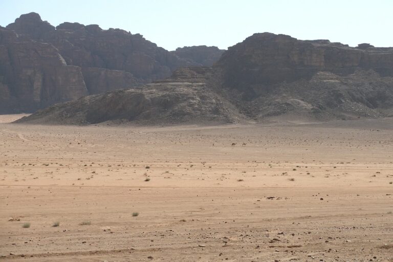 The Wadi Rum desert